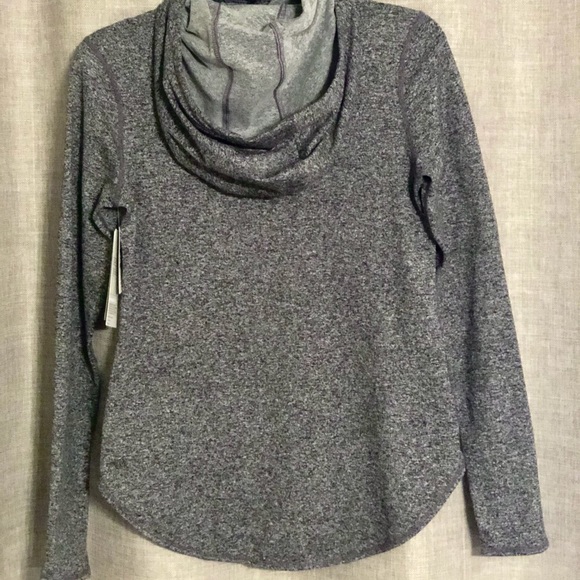 NWT - Zella Taryn Grey/Black/White Hoodie Top - XS - Picture 5 of 8